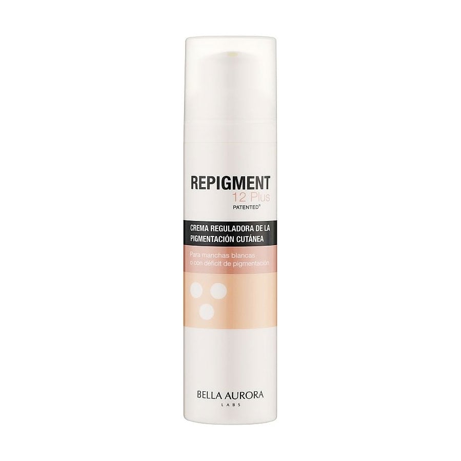 Крем для обличчя та тіла Bella Aurora Repigment 12 Plus Skin Pigment Control Cream проти білих плям та депігментованих ділянок, 75 мл